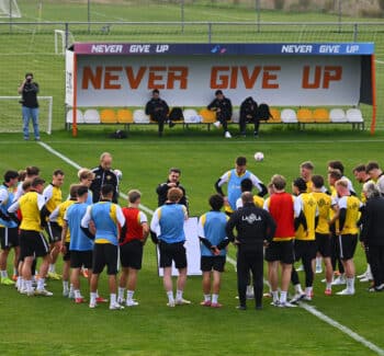 Dynamo Dresden im Trainingslager in Lara während der Wintervorbereitung auf die Rückrunde