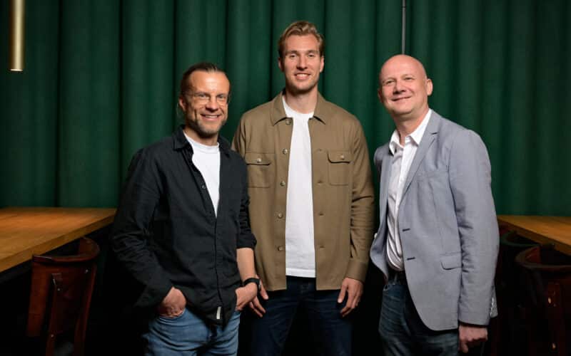 Vincent Vermeij im Podcast im Haus der Presse mit Jens Umbreit und Tino Meyer