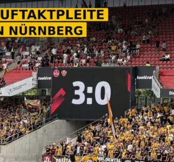 Dynamo enttäuscht bei der 0:3-Niederlage in Nürnberg